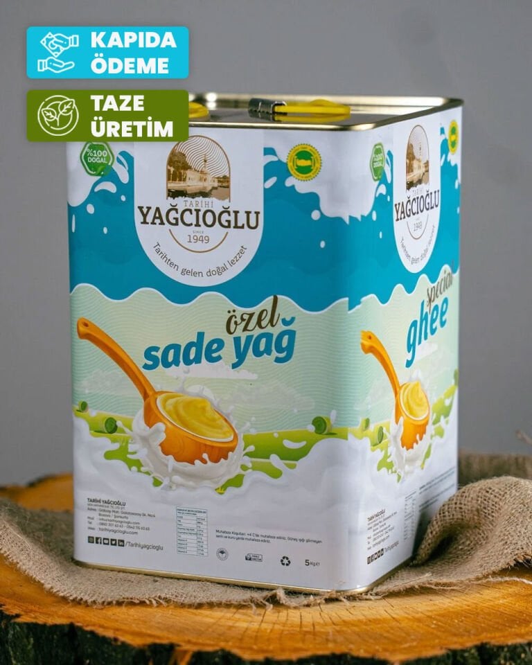 Özel Sadeyağ 5 kg - Keçi ve Manda Karışımı
